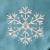 Teal Snowflake