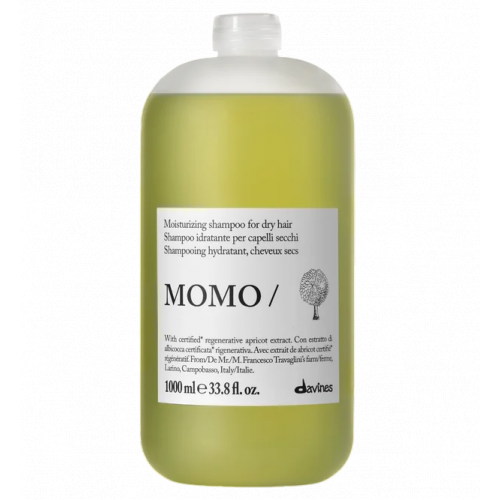 Davines Momo Moisturizing Shampoo Drėkinantis šampūnas ypač sausiems plaukams