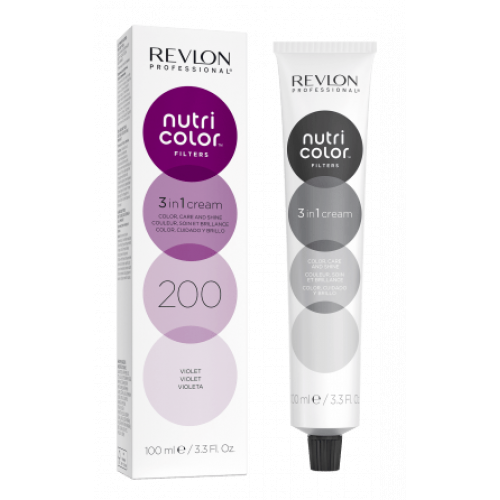 Revlon Professional Nutri Color Filters Dažanti plaukų kaukė 100ml 200 Violet