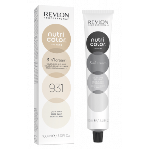 Revlon Professional Nutri Color Filters Dažanti plaukų kaukė 100ml 931 Light Beige