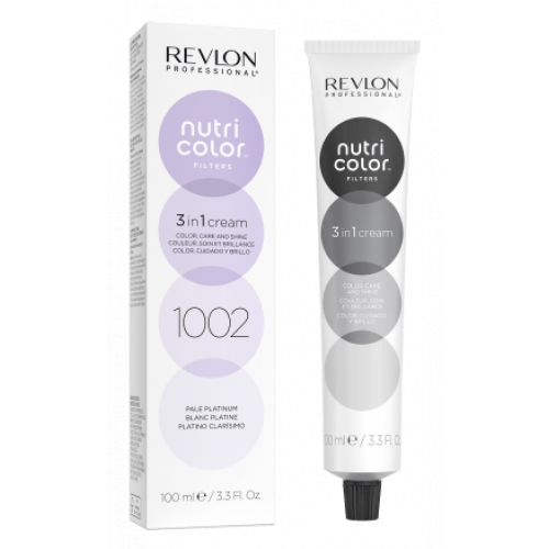 Revlon Professional Nutri Color Filters Dažanti plaukų kaukė 100ml 1002 Pale Platinum