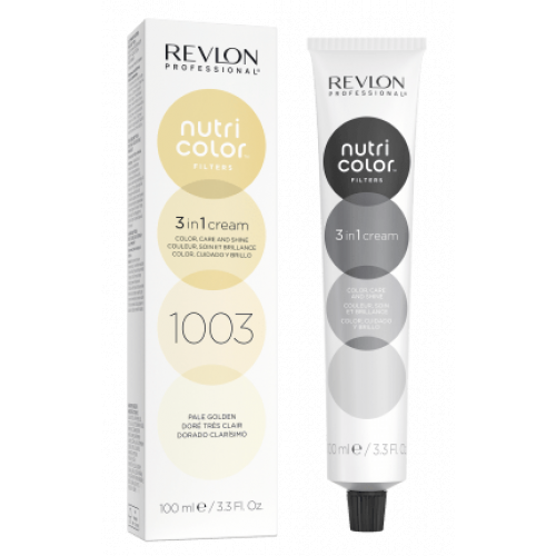 Revlon Professional Nutri Color Filters Dažanti plaukų kaukė 100ml 1003 Pale Gold