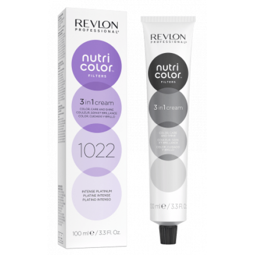 Photos - Hair Product Revlon Professional Professional Nutri Color Filters Hair Mask 100ml 1022 Intense Platinum KS181185