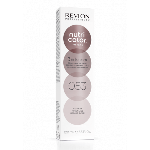 Revlon Professional Nutri Color Filters Dažanti plaukų kaukė 100ml 053 Iced Rose