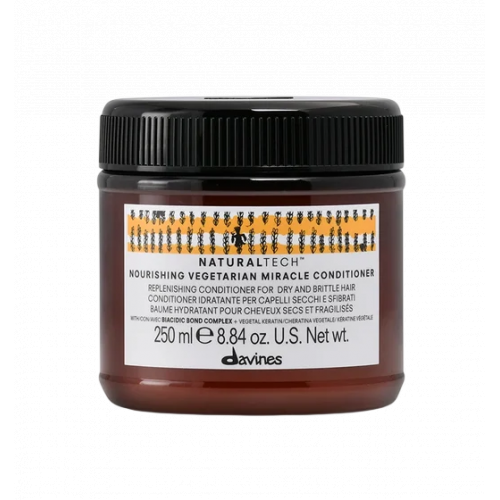 Davines Nourishing Vegetarian Miracle Conditioner Maitinantis VM kondicionierius su keratinu