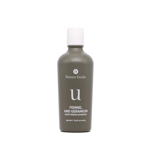 Naturalmente Moisturizing Fennel and Geranium Shampoo Pankolio ir snapučio šampūnas