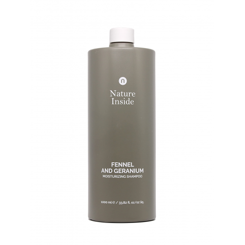 Naturalmente Moisturizing Fennel and Geranium Shampoo Pankolio ir snapučio šampūnas