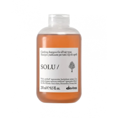 Davines SOLU Shampoo Giliai valantis šampūnas