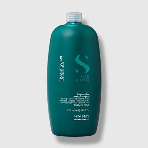 AlfaParf Milano Semi Di Lino Reconstruction Reparative Low Shampoo Šampūns bojātiem matiem