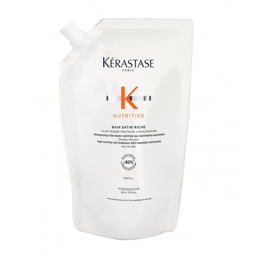 Kerastase Nutritive Bain Satin Riche Shampoo Maitinamasis šampūnas labai sausiems plaukams