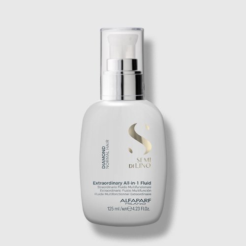 AlfaParf Milano Semi Di Lino Diamond Extraordinary Fluid All In One Neskalojams fluīds matu veselībai un skaistumam