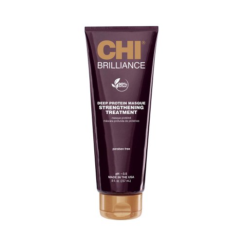 Photos - Facial Mask CHI Deep Brilliance Deep Protein Strengthening Hair Masque 237ml KS005540