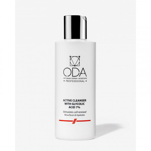 ODA Active Glycolic Cleanser Aktyvusis prausiklis su glikolio rūgštimi 7%  200ml