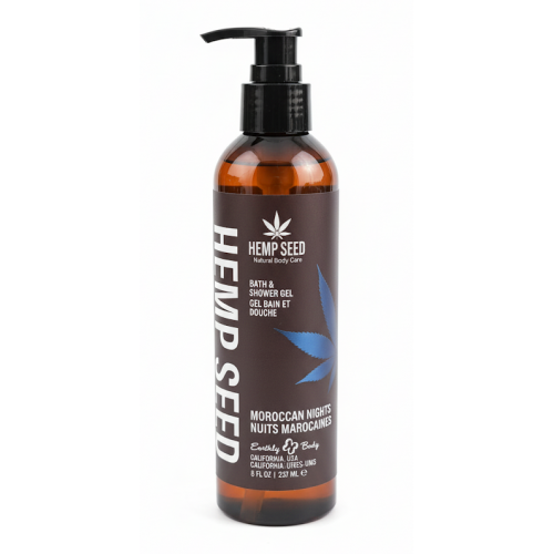 Hemp Seed Moroccan Nights Bath & Shower Gel Kūno prausiklis