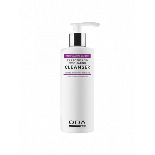 ODA Pro 9% Lactic Acid Exfoliating Cleanser Eksfolijuojantis prausiklis su 9% pieno rūgštimi
