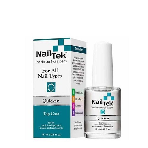 Nail Tek Quicken Top Coat Nagų lako džioviklis