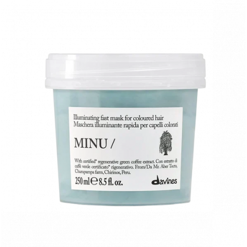 Davines MINU Mask Spalvą sauganti ir žvilgesio suteikianti kaukė dažytiems plaukams