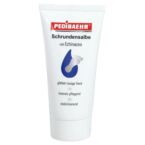 Pedibaehr Schrundensalbe Sutrūkinėjusios pėdų odos tepalas su ežiuolėmis 30ml