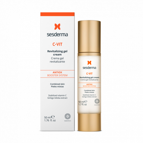 Sesderma C-Vit Revitalizing Gel Cream Gaivinamasis gelinis veido kremas