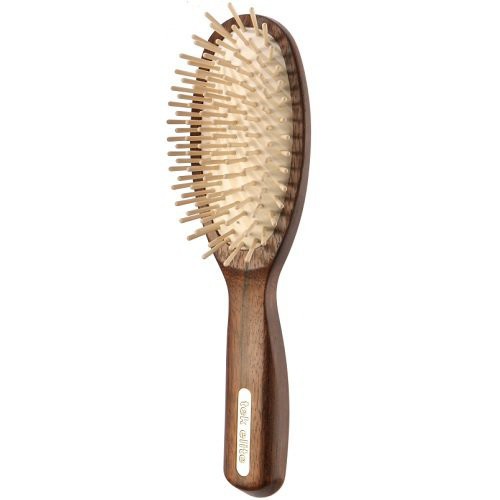 TEK TEK Elite Big Oval Olive Wood Hairbrush Dark