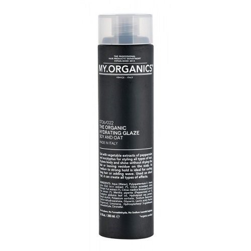 Photos - Hair Styling Product My.Organics My.Organics Hydrating Glaze Hair Gel with soy and oat 200ml KS008041
