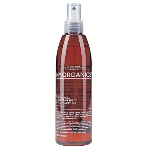My.Organics Thickening Spray Apimtį plaukams suteikiantis purškiklis su abrikosais ir sora