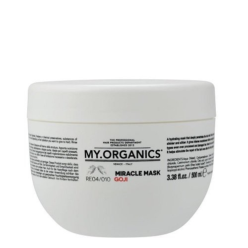 My.Organics Restructuring Miracle Mask Regeneruojanti ir atstatanti drėkinanti plaukų kaukė
