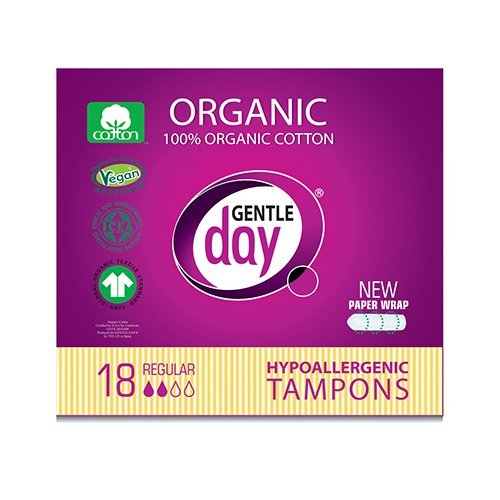 Gentle Day Regular Organic Cotton Tampons Tampoonid