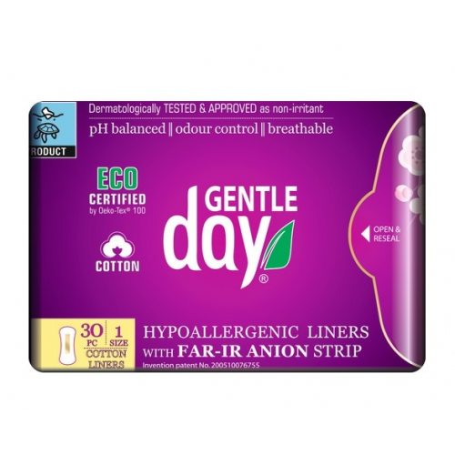 Gentle Day Organic Cotton Liners with FAR-IR ANION Strip Pesukaitsmed