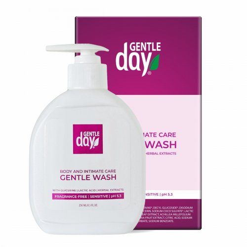 Gentle Day Gentle Intimate Wash with Herbal Extracts and Lactic Acid 250ml