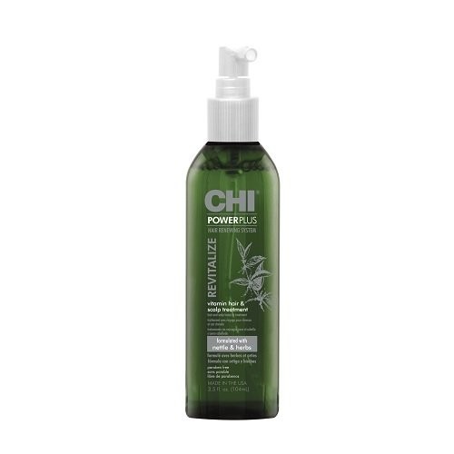 CHI PowerPlus Revitalize Vitamin Hair & Scalp Treatment Galvos odos purškiklis su vitaminais