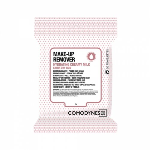 Comodynes Comodynes Make-Up Remover With Creamy Milk Extra Dry Skin 20pcs