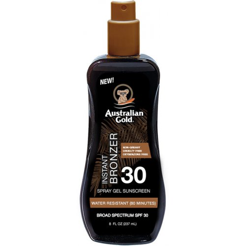 Australian Gold Spray Gel with Instant Bronzer SPF30