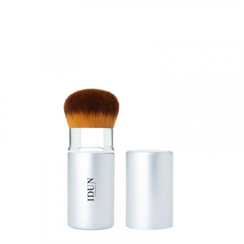 IDUN Retractable Kabuki Brush Reisipintsel lahtise jumestusvahendi ja puudri jaoks