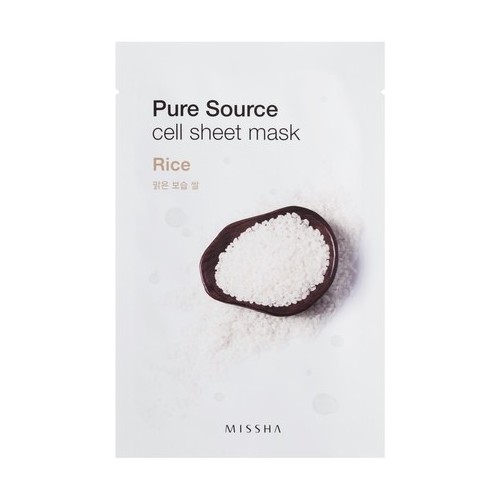 Missha Missha Pure Source Cell Sheet Mask 21g Rice