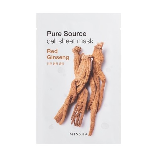 Missha Missha Pure Source Cell Sheet Mask 21g Red Ginseng