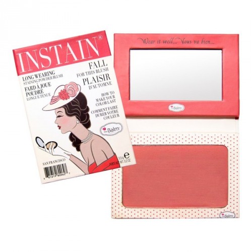 TheBalm Instain Long-Wearing Powder Staining Blush Houndstooth Peach 6.5g