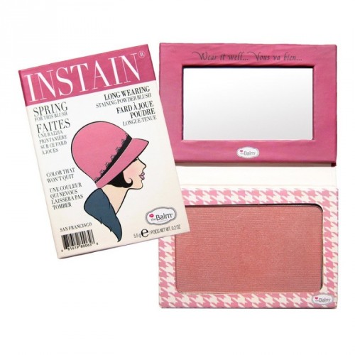 TheBalm Instain Long-Wearing Powder Staining Blush Houndstooth 6.5g Mauve