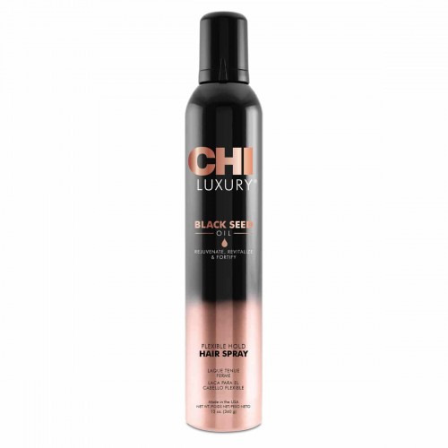 CHI Black Seed Oil Flexible Hold Hairspray Lanksčios fiksacijos plaukų lakas