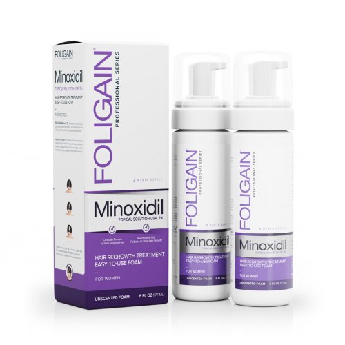 Image of Foligain Foligain Advanced Hair Regrowth Treatment Foam For Women with Minoxidil 2% 6 Months