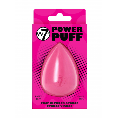 W7 cosmetics Power Puff Elipsės formos makiažo kempinėlė