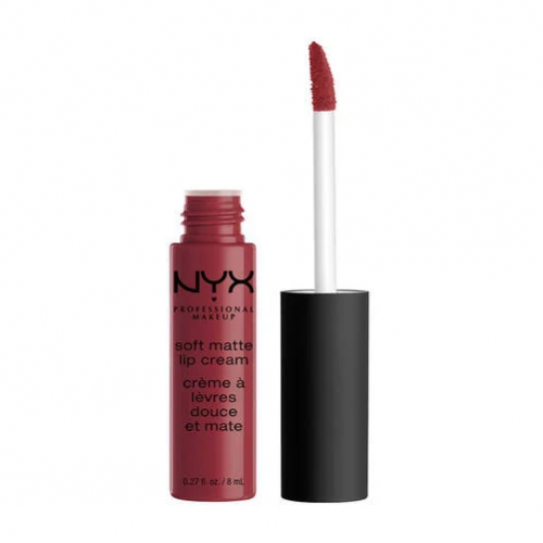 Photos - Lipstick & Lip Gloss NYX Professional Makeup Professional Makeup Soft Matte Lip Cream Lip Gloss 8ml Budapest KS818067