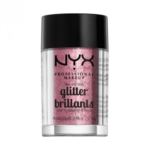NYX Professional Makeup Face & Body Glitter 2.5g Rose