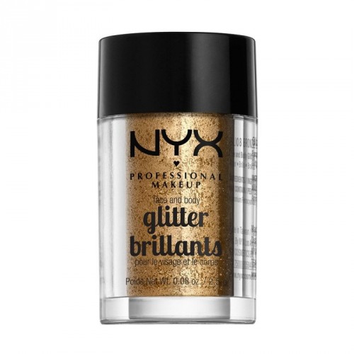 Photos - Eyeshadow NYX Professional Makeup Face & Body Glitter 2.5g Bronze KS459375