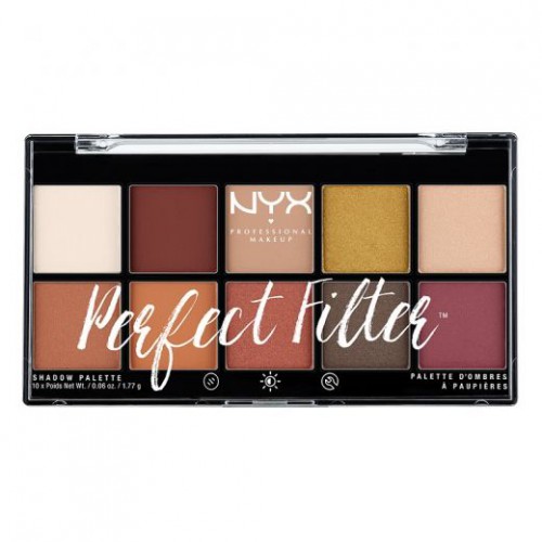 NYX Professional Makeup Perfect Filter Shadow Palette 17.7g Rustic Antique