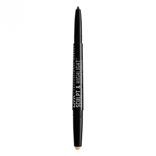 NYX Professional Makeup Sculpt & Highlight Brow Contour 0.8g Black/Golden peach