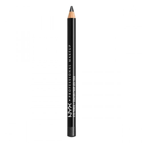 Photos - Eye / Eyebrow Pencil NYX Professional Makeup Slim Eye Pencil 1g Black shimmer KS976149