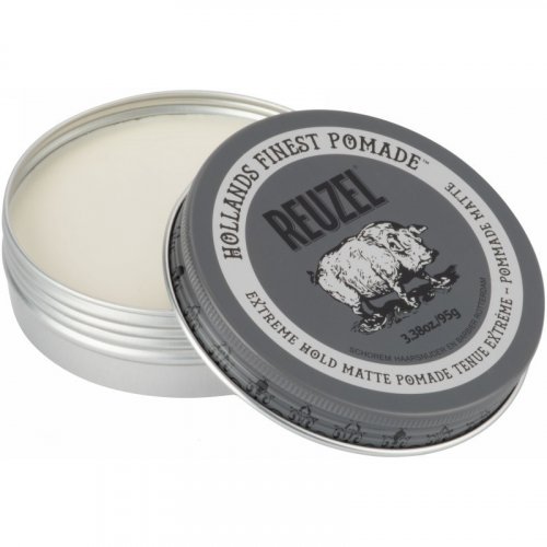 Reuzel Extreme Hold Matte Pomade Itin stiprios fiksacijos matinė plaukų pomada