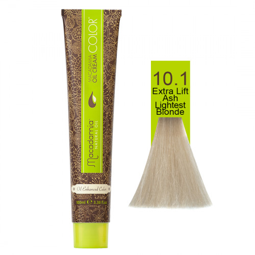 Macadamia Macadamia Oil Cream Color 100ml 10.1 Extra Lift Ash Lightest Blonde