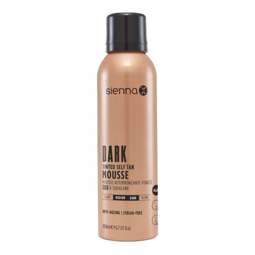 Sienna X Sleep Q10 Tinted Self Tan Mousse Savaiminio įdegio putos